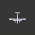 Virgin Atlantic Classic Passenger Airplane With White And Blue Livery And Propeller Engines