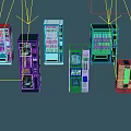 Various Commercial Vending Machines For Beverage Coffee And Snack Dispensing