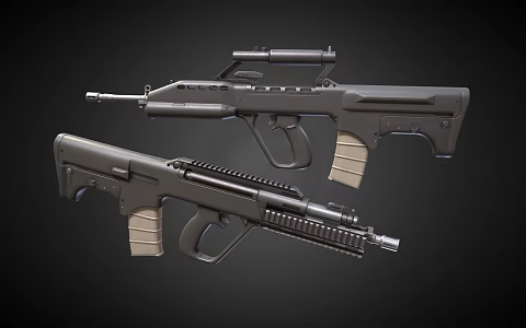 Modern Assault Rifle SAR21 Rifle Automatic Rifle 3d model