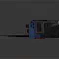 Professional Handheld Walkie Talkie Electronic Device With Black Blue Design And Antenna