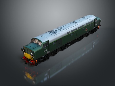 vintage train steam train carriage locomotive head steam carriage train modern vehicle 3d model