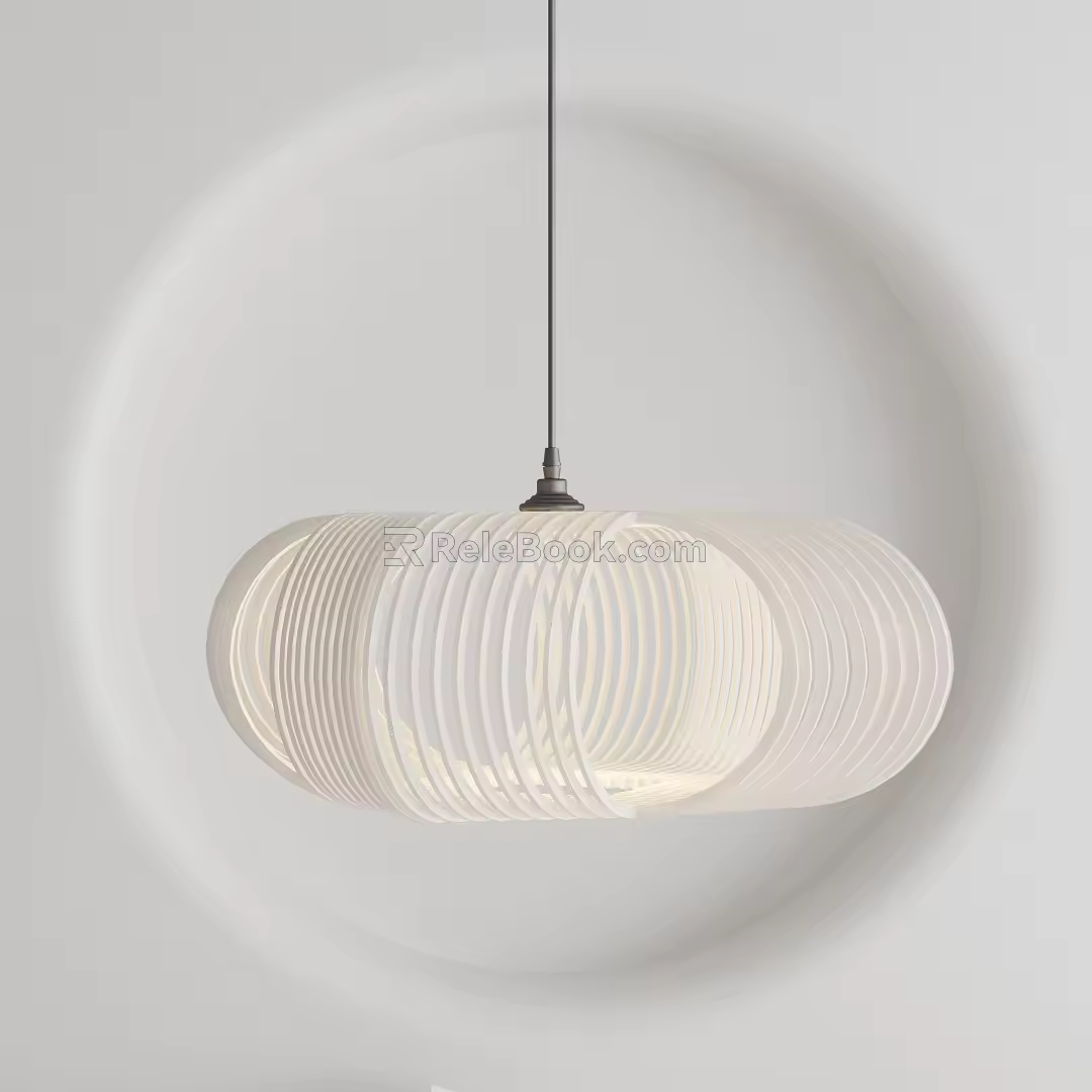 Modern chandelier 3d model