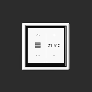 Modern air conditioning temperature socket switch 3d model