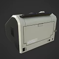 Modern Office Appliances Desktop Fax Machines With Phone And Control Panel Design