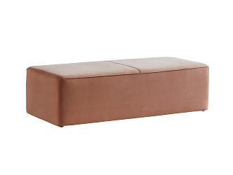 modern sofa stool bed end stool 3d model