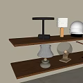 Modern table lamp 3d model