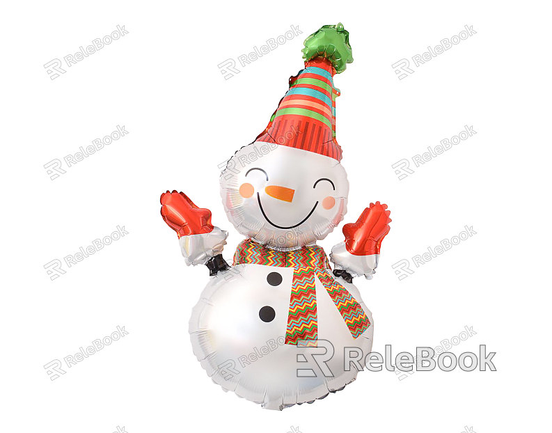 Modern Balloon Snowman model