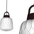 modern chandelier lantern chandelier 3d model