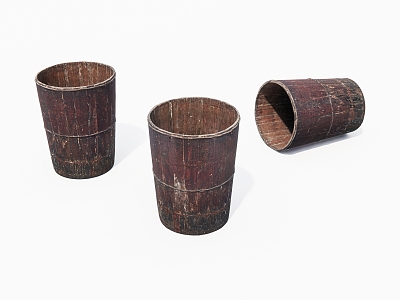 Old Barrel 3d model