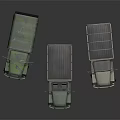 Military Truck Models In Green And White With Cargo Beds And Canvas Covers