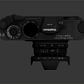 Classic Black R501 Camera With Professional Lens And Viewfinder Details