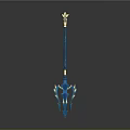 Cold weapons Sword Axe Hook Fork Spear Trident Melee Weapon Military 3d model