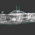 Stylish Orange And Green Low Poly Race Car With Aerodynamic Design