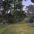 Traditional Ancient Chinese Architecture With Ornate Eaves Stone Steps And Surrounding Trees