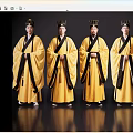 2D ancient costume figure yellow robe Taoist priest ancient costume man yellow robe Taoist priest Taoist figure zombie Taoist priest 3d model
