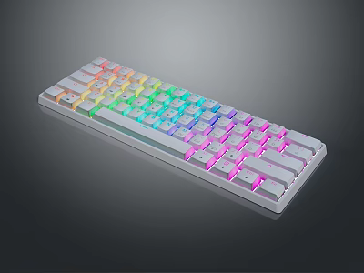 Keyboard Wireless Keyboard Computer Configuration Bluetooth Keyboard Gaming Keyboard Mechanical Keyboard Women's Keyboard 3d model