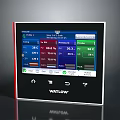 Watlow Industrial Control Panel Digital Screen Showing Real Time Temperature Pressure Flow Data