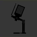 Professional USB Microphone with Desktop Stand Modern Design Studio Sound for Podcasting