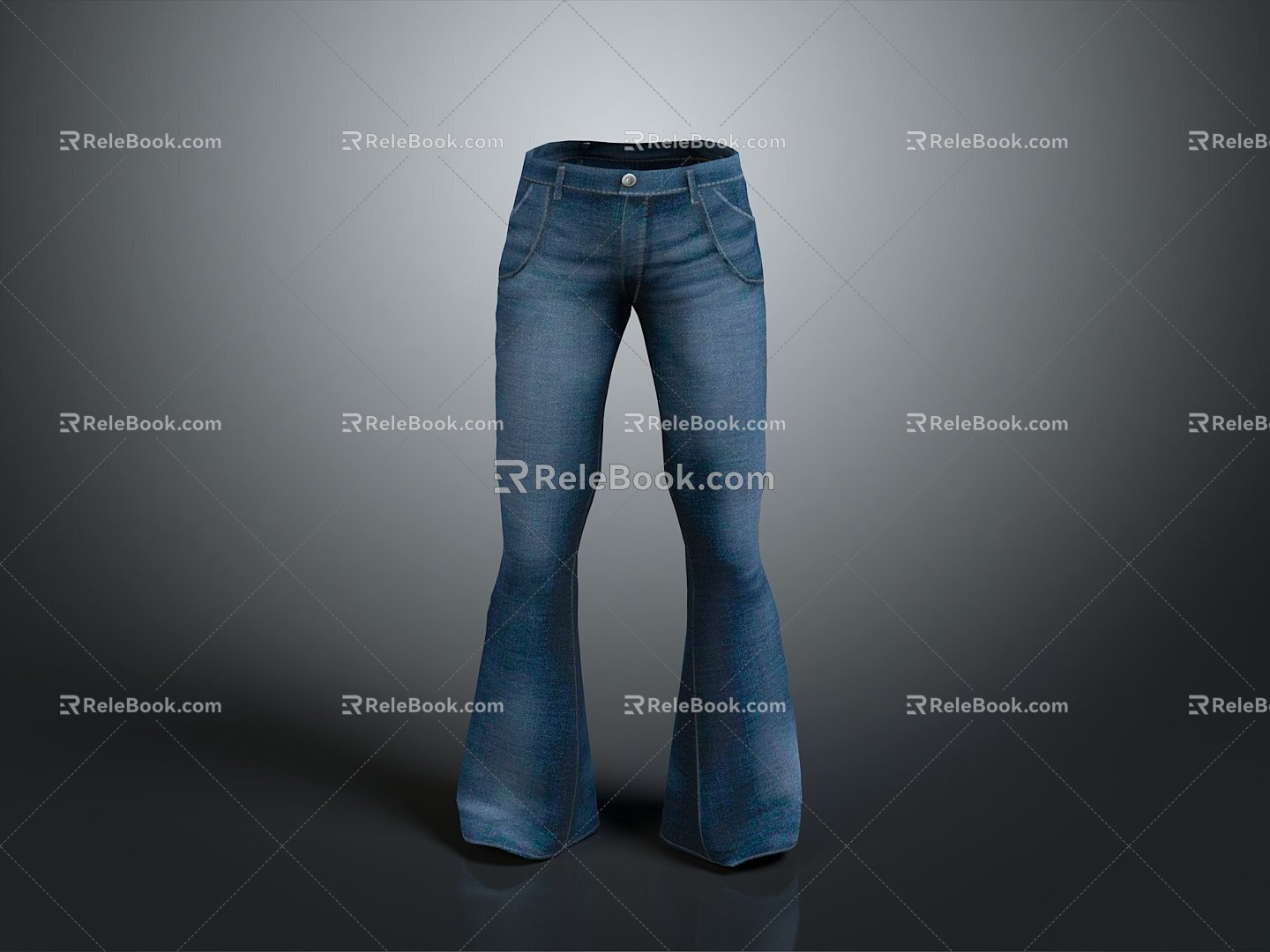 Jeans Casual Pants Denim Casual Pants Men's Pants Women's Pants Men's Pants Women's Pants 3d model