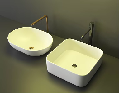 Modern table basin wash basin wash basin counter basin 3d model