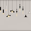 Pendant lamp combination 3d model