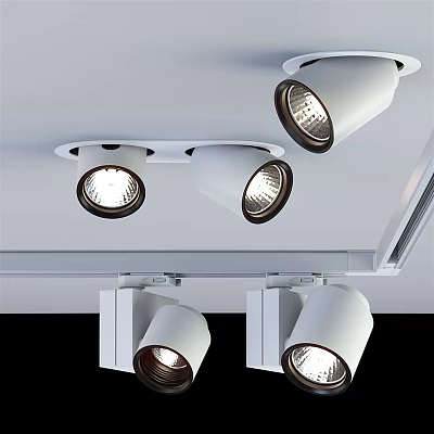 Modern spotlights 3d model Modern spotlights 3d model