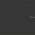 Blue Decorative Sword With Long Slender Blade And Shiny Hilt On Dark Background