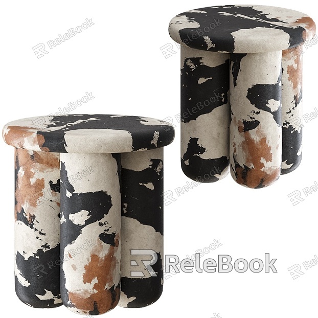 SLON Cute Stool 18 model