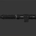 Futuristic Sci Fi Weapon Design With Scope Barrel And Tactical Features 3d model