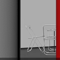 Modern Lobby Area With Red Reception Desk STAR Logo White Sofas And People Seating
