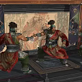Zhang Fei Li Kui Shuihu Three Kingdoms Historical Figures 3d model