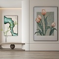 modern decorative painting 3d model