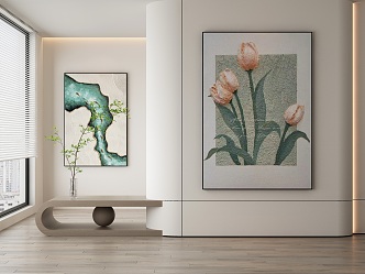 modern decorative painting 3d model