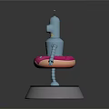 Modern Robot Toy Robot Characters 3d model