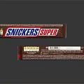 Two Snickers Chocolate Bars With Brown Wrapper And Marathon Brand Logo Design