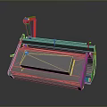 Operator Operating Industrial Processing Machine For Biological Materials Handling