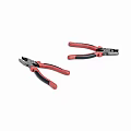 Two Different Types Professional Hardware Tools Pliers With Red And Black Handles