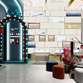 China Gold Jewelry Store Modern Interior With Glass Display Cases And Luxury Jewelry