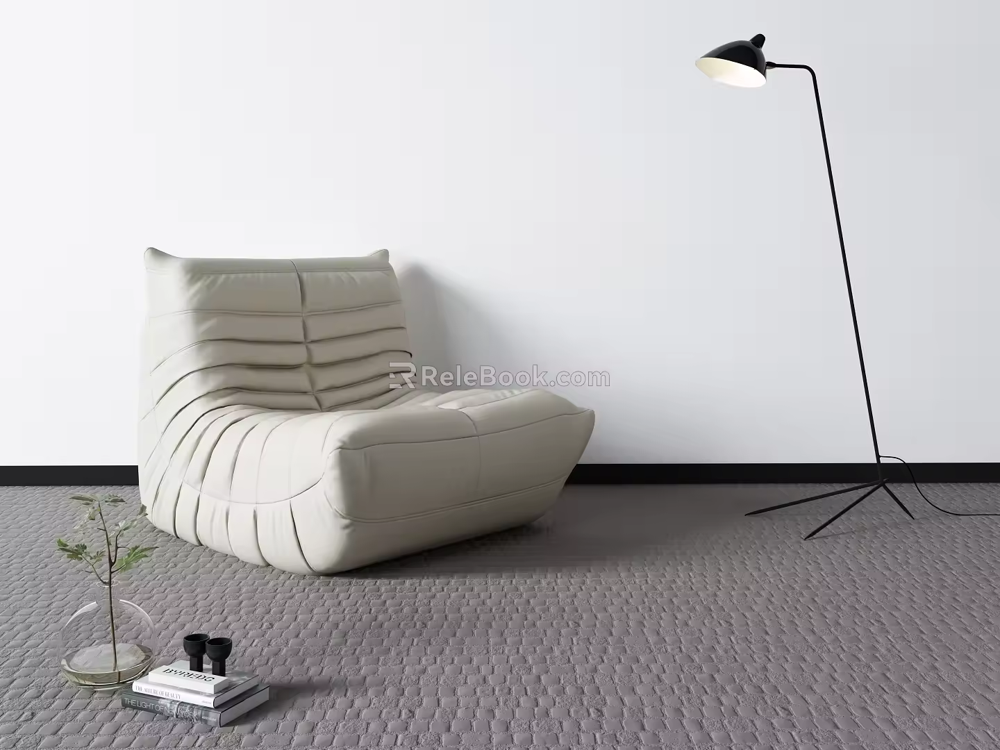 Modern Lazy Sofa 3d model
