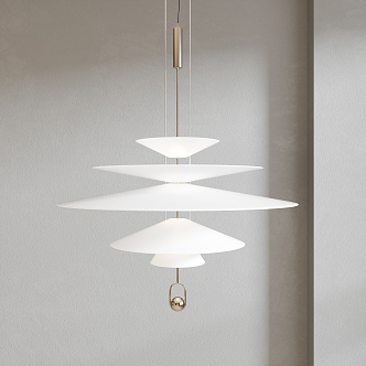 Modern chandelier 3d model