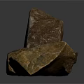 Natural Stone Pieces With Earthy Brown Tones And Rough Textured Surfaces For Home Decor