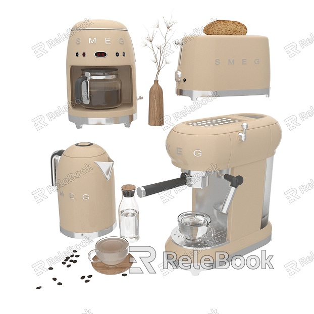 Modern coffee machine appliances model