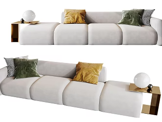 Modern Multiplayer Sofa 3d model