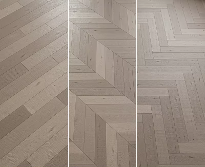 Stylish Wooden Flooring Various Patterns For Modern Home Interior Design 3d model