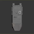 Gray Six Wheeled Armored Vehicle With Operator And Antennas On Top