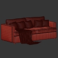 Leisure sofa suit 2 3d model