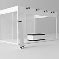 Modern Exhibition Display 3d model
