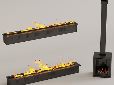 Fireplace Stove Hanging Stove 3d model