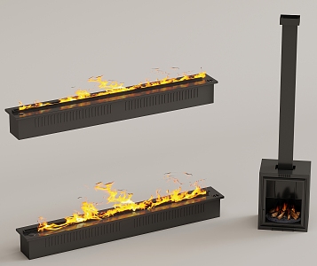 Fireplace Stove Hanging Stove 3d model