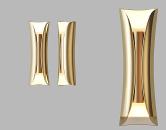 Light Luxury Wall Lamp Wall Side Lamp 3d model